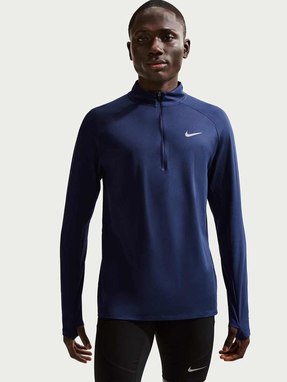 Nike Men's Navy Half-Zip Training Top
